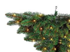LAALU Závesný vianočný stromček umelý Sirius 120 cm s LED OSVETLENÍM