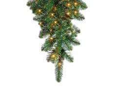 LAALU Závesný vianočný stromček umelý Sirius 120 cm s LED OSVETLENÍM