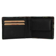 Lagen Pánska kožená peňaženka blc/4861/1120 green/blk