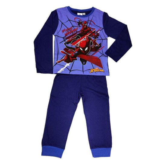 SETINO Chlapčenské bavlnené pyžamo "Spider-man" tmavo modrá