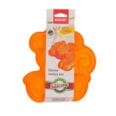 Banquet Forma silikónová CULINARIA Orange 19,5 x 19,5 x 4,7 cm, opička