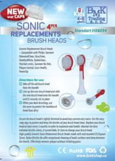 Náhradné kompatibilné hlavice k zubným kefkám Philips Sonicare For Kids HX6034/33 - 4 ks - vek 4-6 rokov