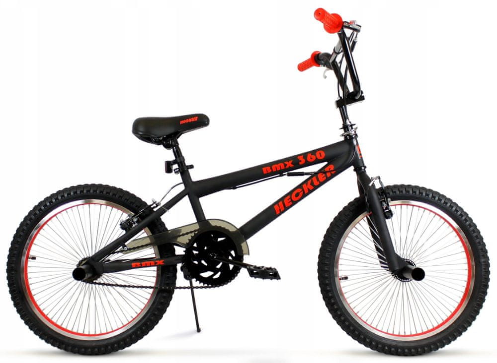 Olpran detský bicykel BMX 360 20" čierna/červená