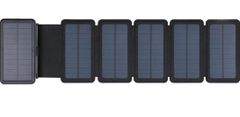 Noname Sandberg Solar 6-Panel Powerbank 20000, solární nabíječka, černá