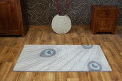 Dywany Lusczów Kusový koberec AKRYLOVÝ PATARA 0052 Krémový/Tyrkysový, velikost 200x300