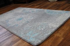 Dywany Lusczów Kusový koberec AKRYLOVÝ PATARA 0129 L.Sand/tyrkysový, velikost 240x350