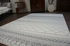 Dywany Lusczów Kusový koberec AKRYLOVÝ PATARA 0242 krémový/tyrkysový, velikost 160x235