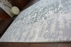 Dywany Lusczów Kusový koberec BEYAZIT Diga sivý, velikost 80x150