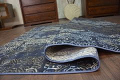 Dywany Lusczów Kusový koberec DROP JASMINE 453 tmavomodrý, velikost 160x220