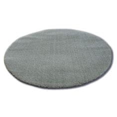Dywany Lusczów Okrúhly koberec SHAGGY MICRO zelený, velikost kruh 120