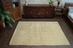 Dywany Lusczów Kusový koberec SHAGGY NARIN zlatý, velikost 140x190