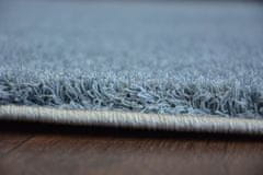 Dywany Lusczów Okrúhly koberec SHAGGY MICRO sivý, velikost kruh 120