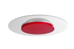 Light Impressions Deko-Light stropné prisadené svietidlo Zaniah 12W, kryt rubínová červená 220-240V AC/50-60Hz 12,00 W 3000 K 1512 lm biela 620036