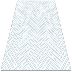 kobercomat.sk Módne univerzálny vinylový koberec rybia kosť cik-cak 120x180 cm 