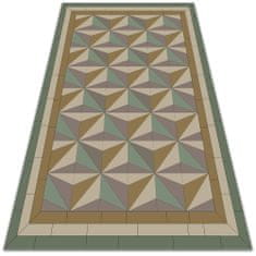 kobercomat.sk Vnútorné vinylový koberec 3D trojuholníky 100x150 cm 