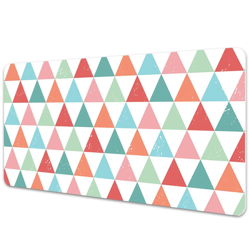 kobercomat.sk Ochranná podložka na stôl farebné trojuholníky 120x60 cm 