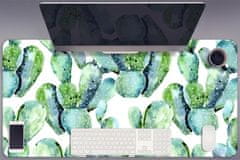 kobercomat.sk Pracovná podložka s obrázkom zelený kaktusy 90x45 cm 
