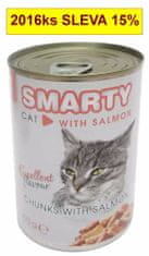 Smarty Cat Losos chunks, konzerva 410 g