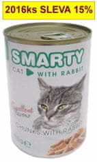 Smarty Cat Králik chunks, konzerva 410 g