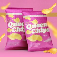 Slovakia Chips Queen Chips by Plačková solené 70g. Balenie 24ks
