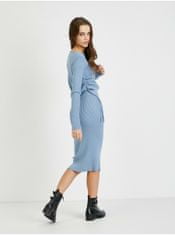 Guess Svetlomodrá puzdrová svetrová sukňa Guess Calire XS