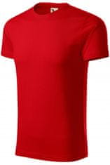 Pánske tričko, organická bavlna, červená, XL