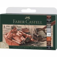 Faber-Castell PITT umelecké popisovače 8 Classic set