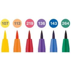 Faber-Castell PITT umelecké popisovače 6 Farebné spektrum set