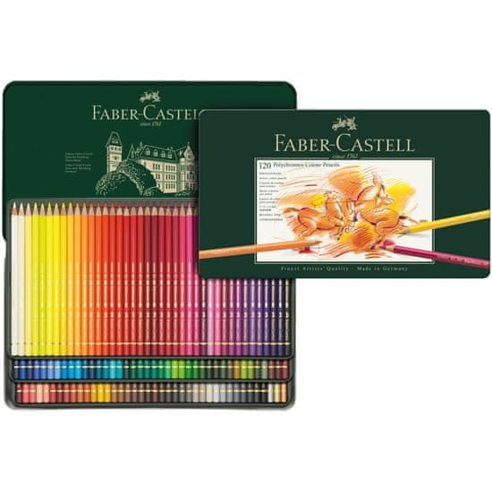 Faber-Castell Pastelky Polychromos set 120 ks-plech