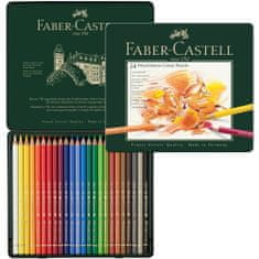 Faber-Castell Pastelky Polychromos 24 ks plech set