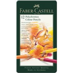 Faber-Castell Pastelky Polychromos 12 ks plech set