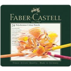 Faber-Castell Pastelky Polychromos 24 ks plech set