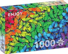 ENJOY Puzzle Dúhoví motýlikovia 1000 dielikov