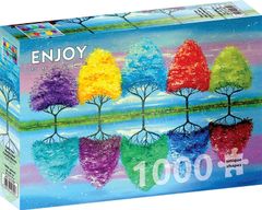 ENJOY Puzzle Stromy s farebnou históriou 1000 dielikov