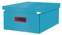 LEITZ Univerzálna krabica Click&Store COSY, veľkosť L (A3), pokojná modrá. 