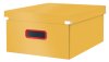 Univerzálna krabica Click&Store COSY, veľkosť L (A3), teplá žltá. 