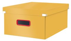 LEITZ Univerzálna krabica Click&Store COSY, veľkosť L (A3), teplá žltá. 