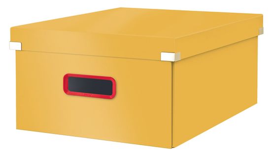 LEITZ Univerzálna krabica Click&Store COSY, veľkosť L (A3), teplá žltá.