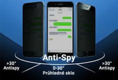 SEFIS ochranné sklo iPhone 14 Pro Anti-Spy