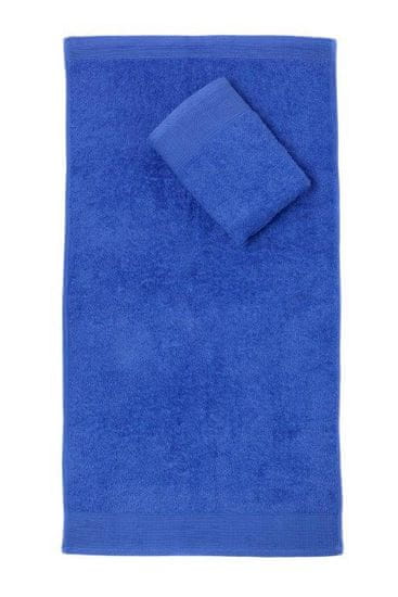 FARO Textil Bavlnený uterák Aqua 30x50 cm modrý