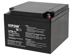 vipow Batéria olovená 12V/28Ah Vipow LP-2812 gélový akumulátor