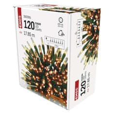 EMOS EMOS LED vianočná reťaz – tradičná, 17,85 m, vonkajšia aj vnútorná, vintage D4AW11