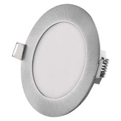 EMOS EMOS LED podhľadové svietidlo NEXXO strieborné, 12 cm, 7 W, teplá/neutrálna biela ZD1223