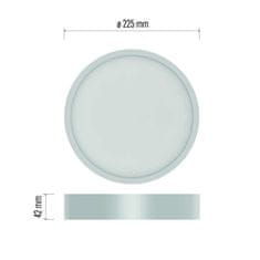 EMOS EMOS LED svietidlo NEXXO biele, 22,5 cm, 21 W, teplá/neutrálna biela ZM5143