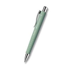 Faber-Castell Guľôčkové pero Poly Ball Silver XB, pastelová zelená