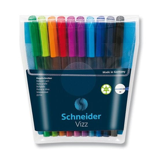 Schneider Guľôčkové pero Vizz sada 10 farieb