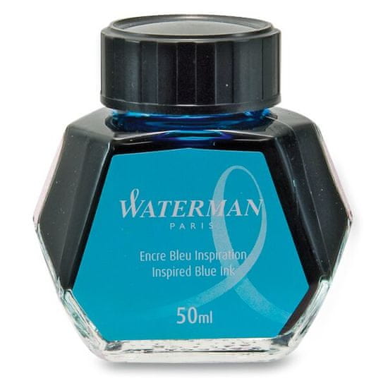 Waterman Fľaštičkový atrament rôzne farby svetlo modrý