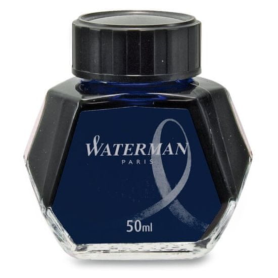 Waterman Fľaštičkový atrament rôzne farby modročierny
