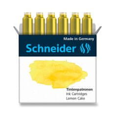 Atramentové bombičky Schneider, 6 ks žlté