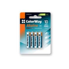 ColorWay Batérie ColorWay Alkaline Power AAA, 4ks, blister, (CW-BALR03-4BL)